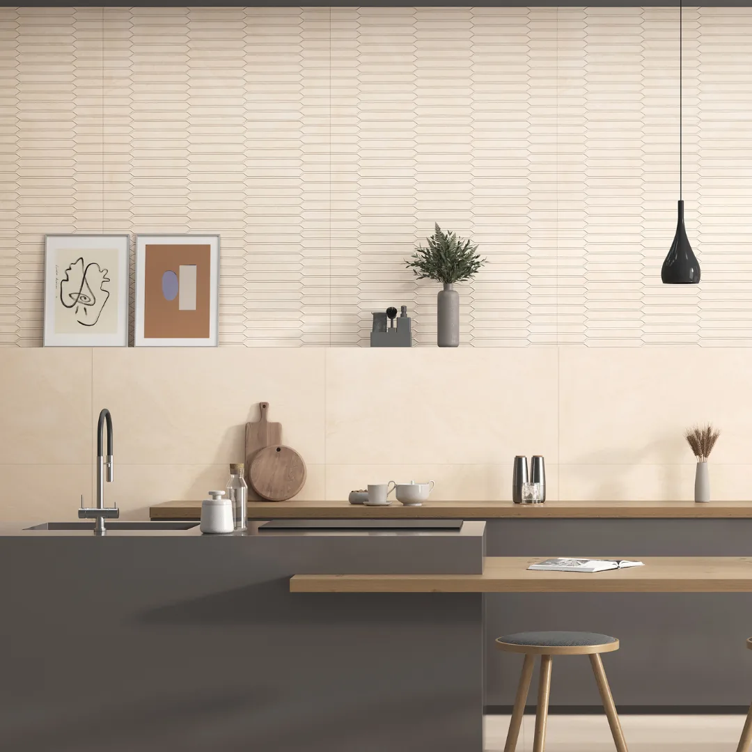 Exotica Poto Baige, vitrified wall tile for exterior walls